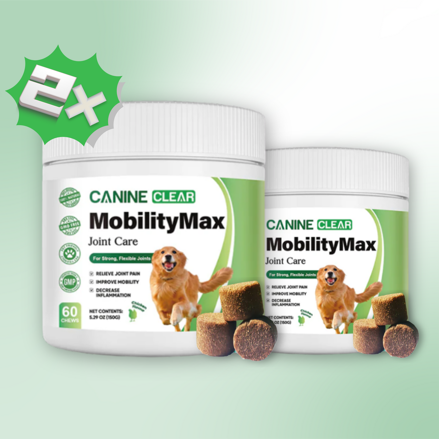 2x MobilityMax™ Plant-Powered Joint Chews