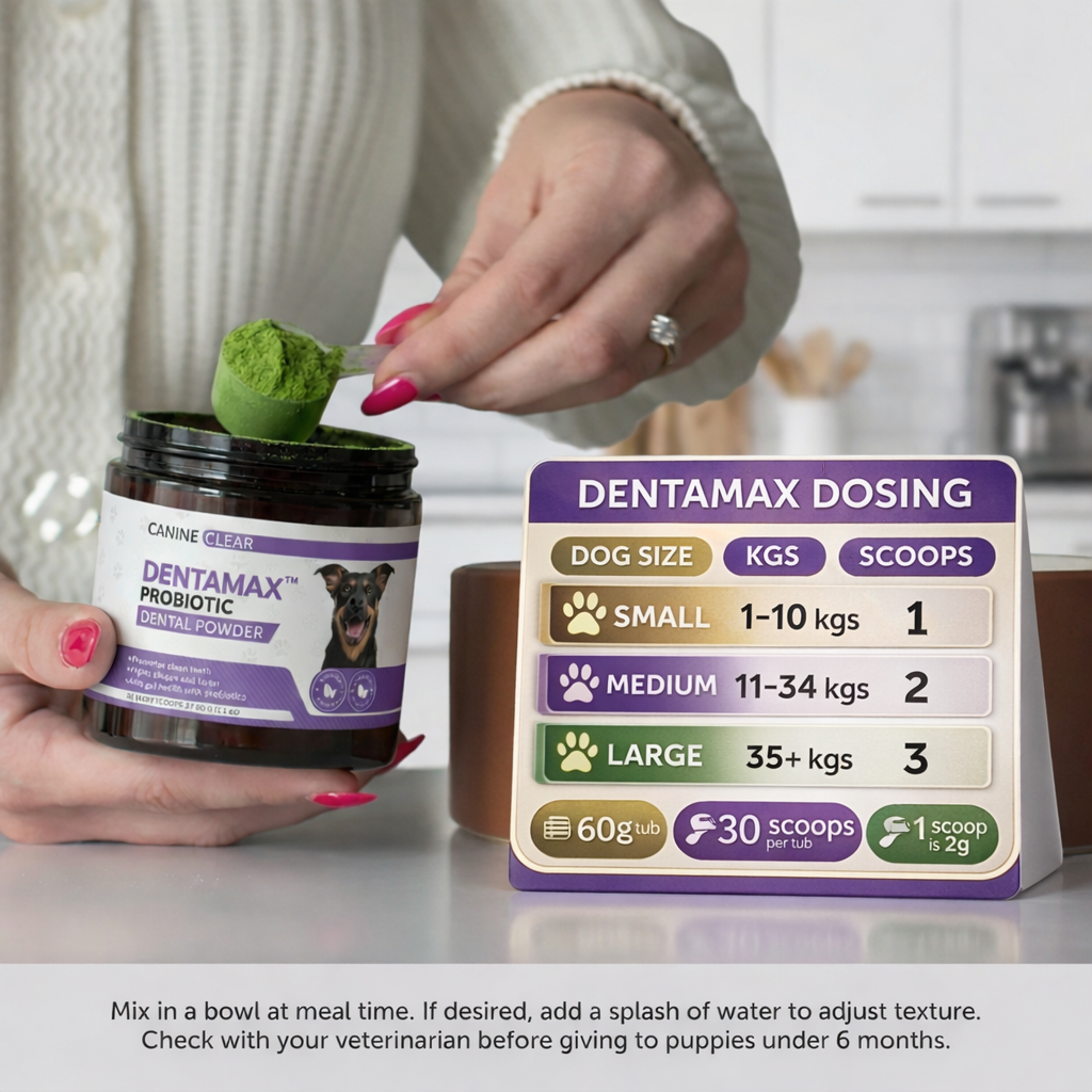 DentaMax™ Probiotic Dental Powder - Canine Clear