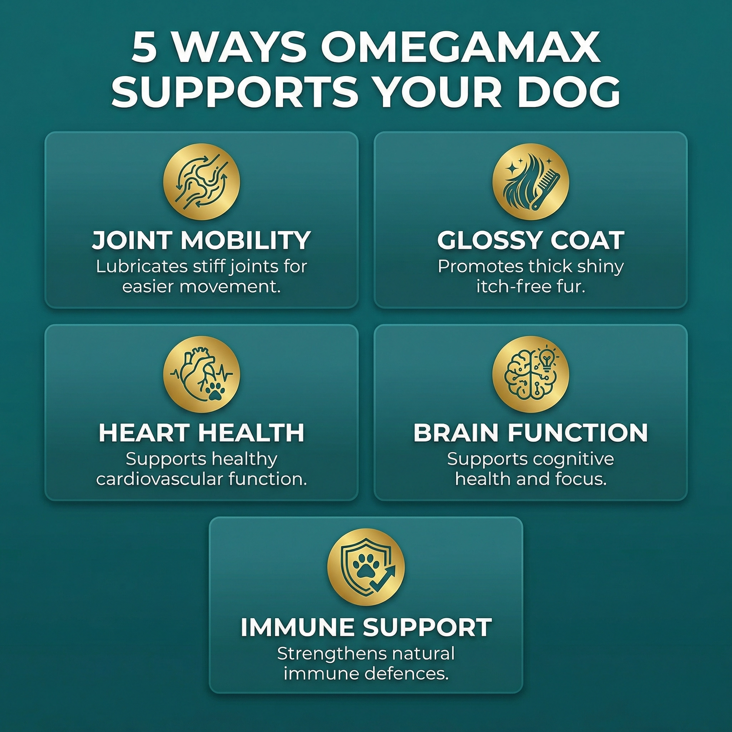 OmegaMax™ - 100% Wild-Caught Alaskan Salmon Oil - Canine Clear