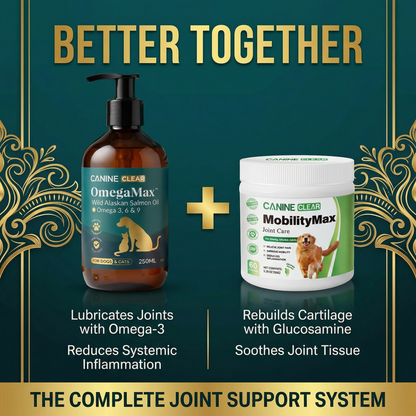 OmegaMax™ - 100% Wild-Caught Alaskan Salmon Oil - Canine Clear