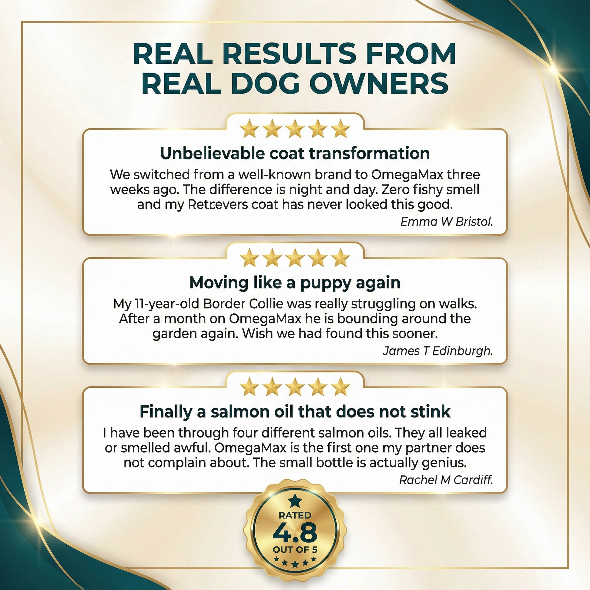 OmegaMax™ - 100% Wild-Caught Alaskan Salmon Oil - Canine Clear