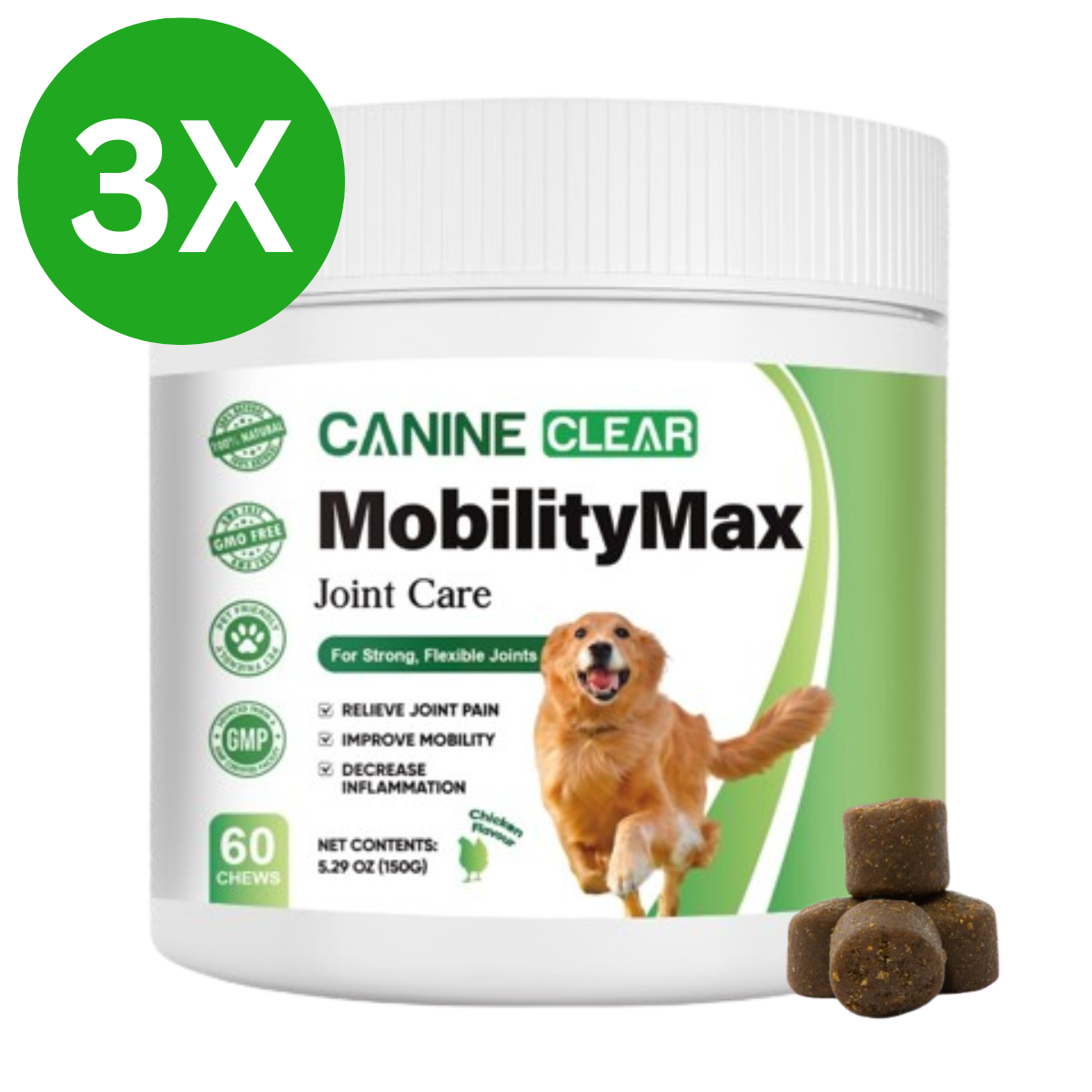 MobilityMax™ Plant-Powered Chews - Canine Clear