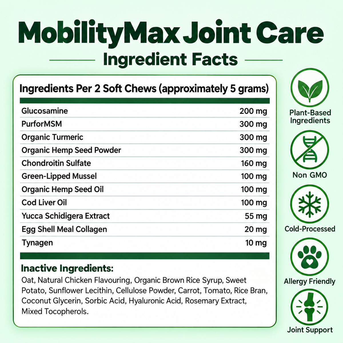 MobilityMax™ Plant-Powered Joint Chews